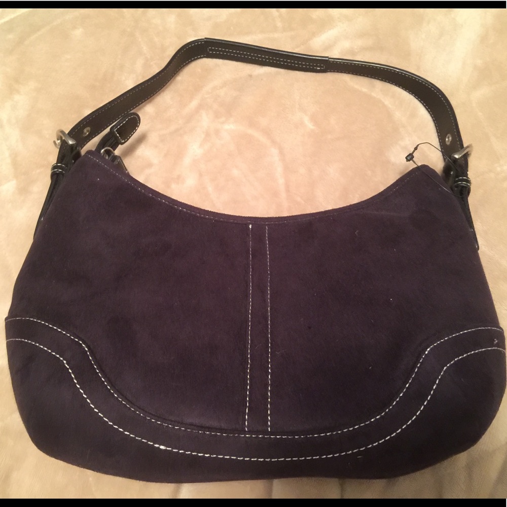 Suede Look Handbag